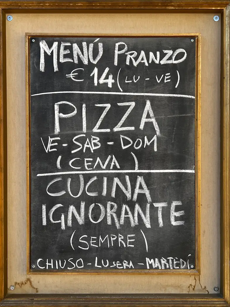 la cucina ignorante